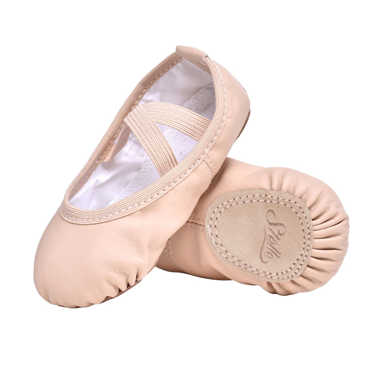 Stelle ballet shoes for girls - soft leather slippers for toddlers and kids