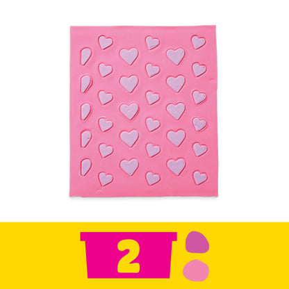 Play-Doh Barbie hearts and hair set - create doll clothes with modeling compound and accessories