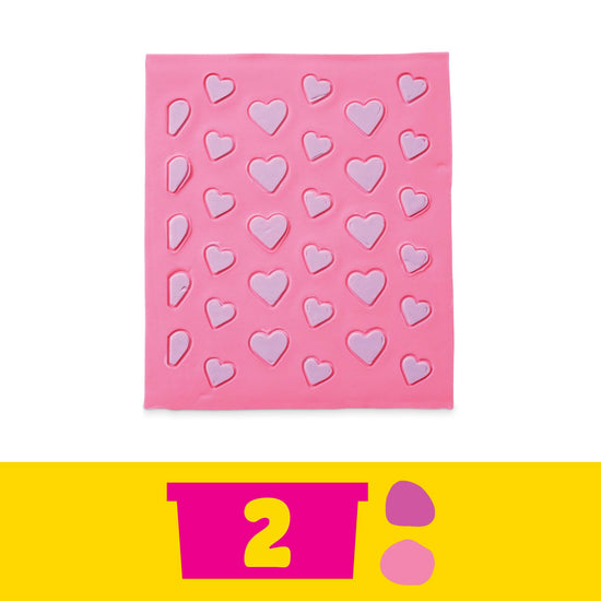 Play-Doh Barbie hearts and hair set - create doll clothes with modeling compound and accessories