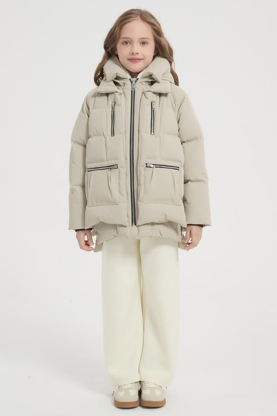 Orolay children hooded down coat - Quilted puffer jacket for winter wear
