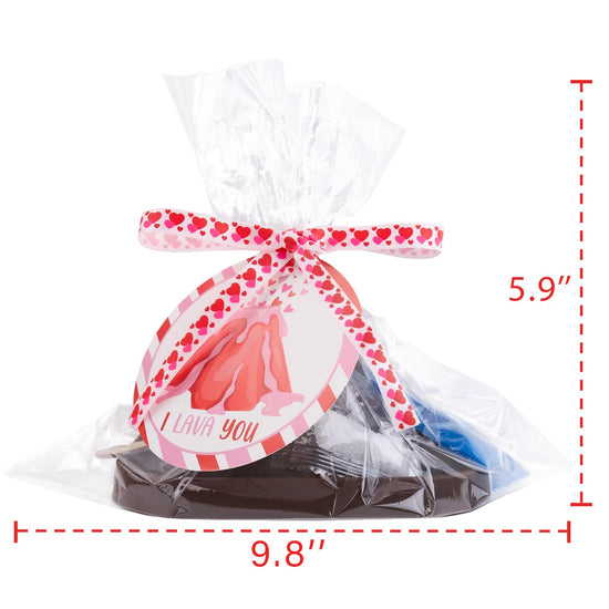 Science fundamentals kit — 24 pack erupting volcano with Valentine's cards and STEM projects