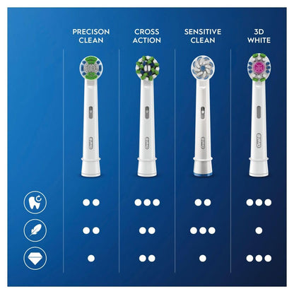 Oral-B toothbrush head — cross action design