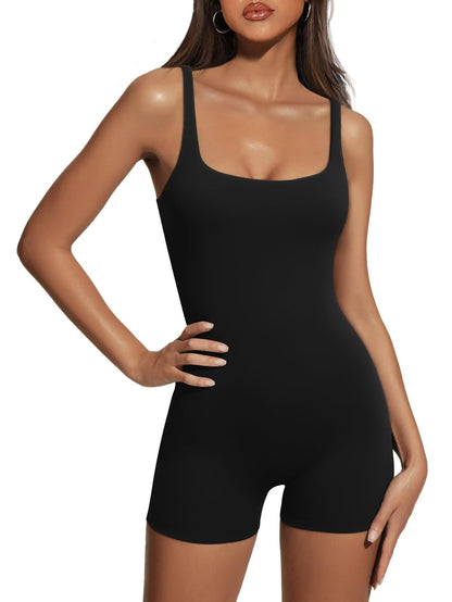 AUTOMET one piece outfit — Soft and stretchy romper for workouts and summer outings 2026