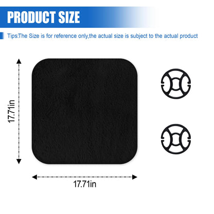 Body positioner — Soft faux fur seat cushion for comfort and breathability