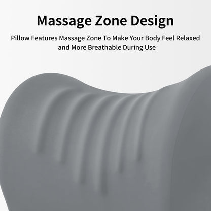 OSZZT body positioner — adjustable neck support with removable cover in gray