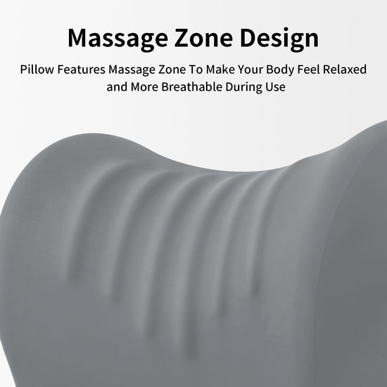 OSZZT body positioner — adjustable neck support with removable cover in gray