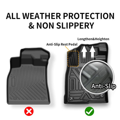 AOMSAZTO vehicle mat — All weather floor liners for Ford Mustang 2015-2026