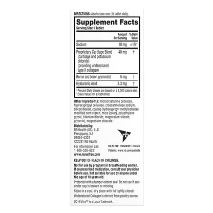 Move Free Ultra joint support supplement - Triple action formula
