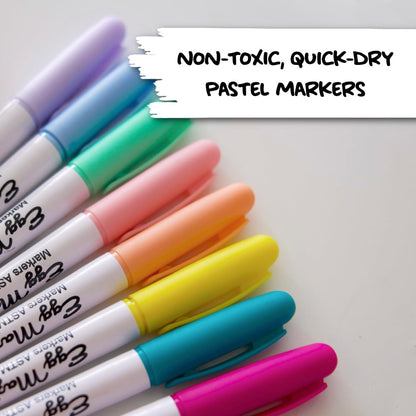 Art craft kit — Includes egg decorating spinner and 8 non toxic markers