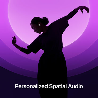 Apple AirPods 4 headphones — personalized spatial audio and sweat resistant