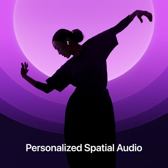 Apple AirPods 4 headphones — personalized spatial audio and sweat resistant