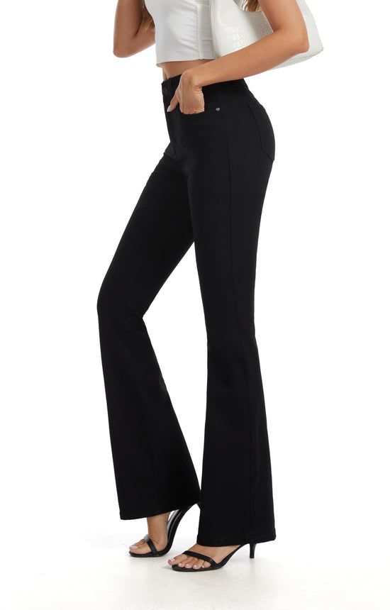 FLYING BANANA bootcut flare denim jeans - shaping curvy stretch