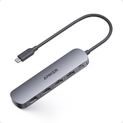 Anker multiport hub — 5-in-1 USB-C adapter with 4K HDMI and 90W power delivery