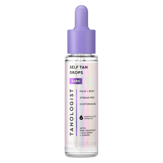 Self tanner — Tanologist illuminating face and body drops, vegan and cruelty free