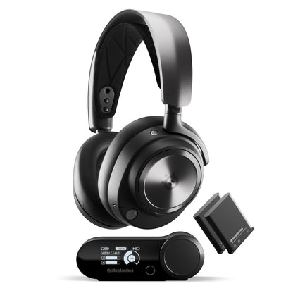 SteelSeries Arctis Nova Pro wireless headphones — multi-system compatibility