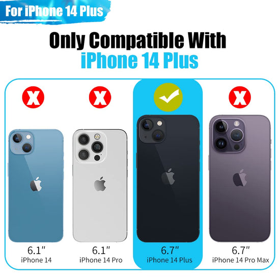 Sitong battery case — 6000mAh rechargeable extended battery for iPhone 14 Plus
