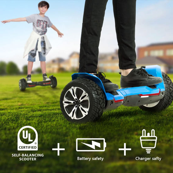 Gyroor Warrior self balancing electric vehicle with Bluetooth speakers and LED lights