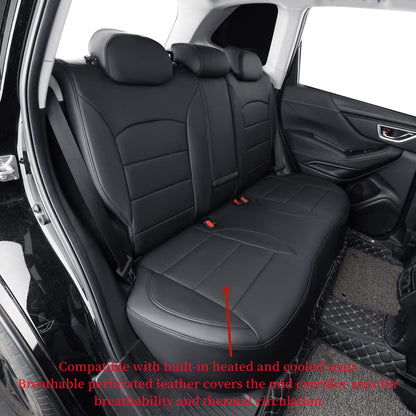 Vehicle seat cover — Custom fit leather for 2013-2017 Subaru Crosstrek