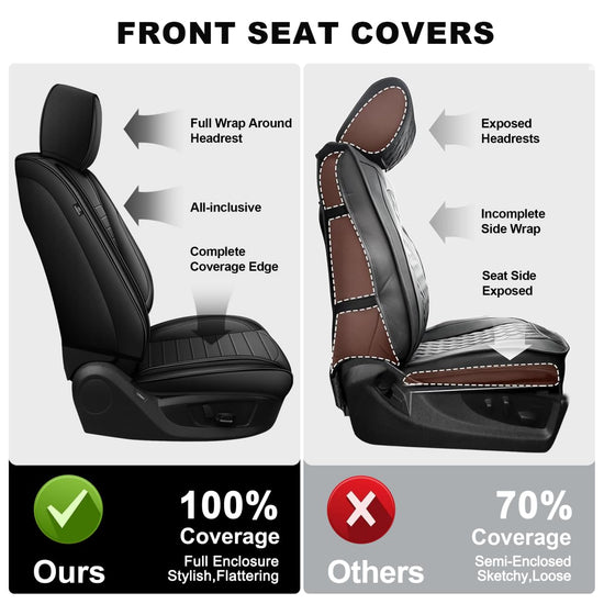 Vehicle seat cover — AOMSAZTO leather for Acura TSX 2009-2014