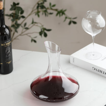 Pitcher — Hand blown glass with precise scale for hot and cold beverages