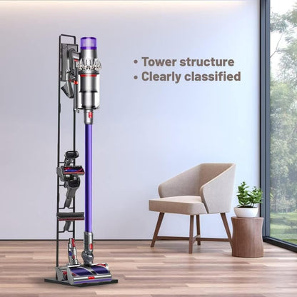 Item stand — Stable metal storage bracket for Dyson cordless vacuum cleaners and accessories
