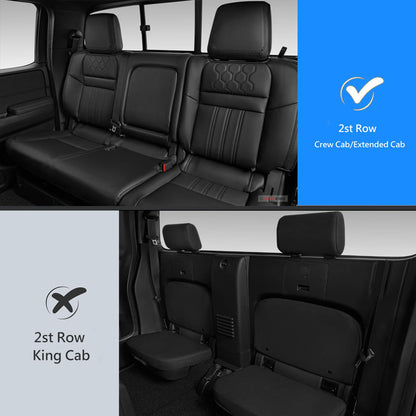 AOMSAZTO vehicle seat cover — Custom fit waterproof faux leather for Nissan Frontier 2009-2026