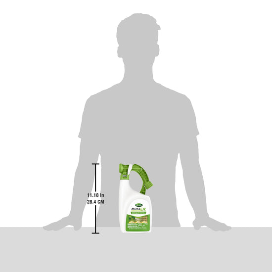 Scotts MossEx weed and moss control agent — 3-in-1 ready-spray