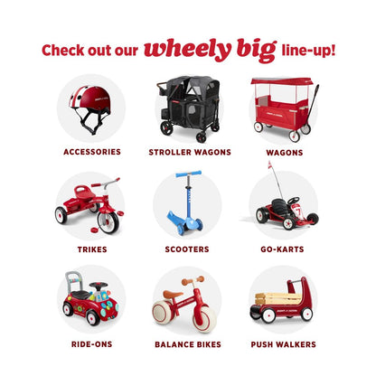 Radio Flyer Scoot 2 kick scooter — converts easily with flip deck