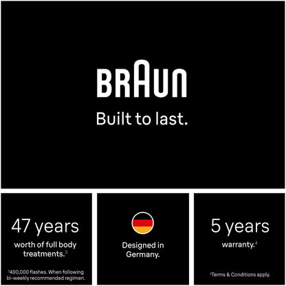 Braun epilator — at home laser hair removal system