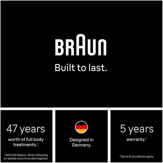 Braun epilator — at home laser hair removal system