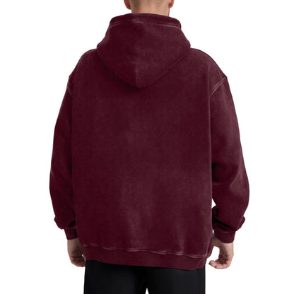 Dnzzs acid wash hoodie — super soft oversized sweatshirt for men