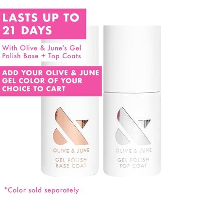 Olive & June gel mani system set — easy at-home manicure kit with LED lamp and tools