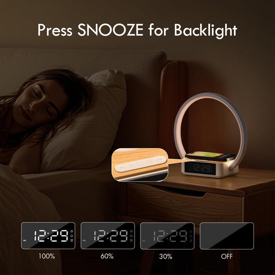WILIT LED night light with wireless charging and touch control