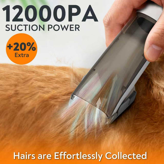 ExcegBot hair trimmer — vacuum and grooming kit combo for dogs