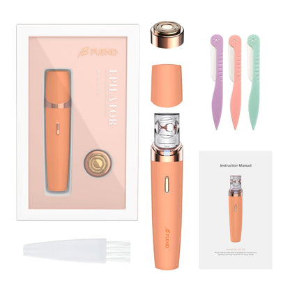 Silent Epilator for Women, 2-Speed Facial & Body Hair Remover, Smooth Glide Technology, for Face, Legs, Bikini & Arms