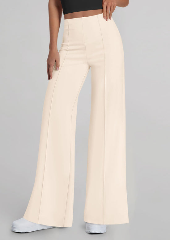 PRETTYGARDEN women's wide leg palazzo pants — high waisted dressy lounge trousers