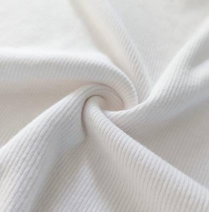 Shirt — Slim knit ribbed racerback design from VICHYIE