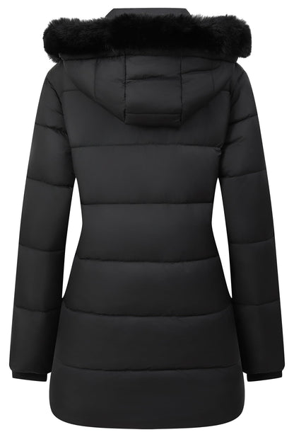 GOLDLADIES women's winter coat — long waterproof parka for cold weather