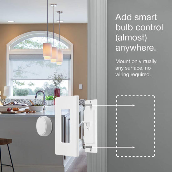 Lutron Z3-1BRL Aurora smart bulb dimmer - White design
