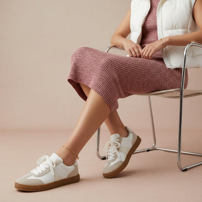 CUSHIONAIRE Balance women's sneakers — memory foam and slip resistant outsole