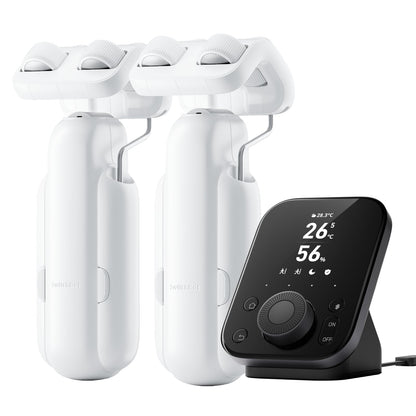SwitchBot curtain opener — Bluetooth remote control with app and timer