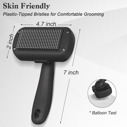 Hair brush — Self cleaning slicker for pets by SWIHAUK