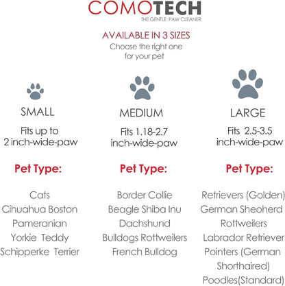 Hair brush — with three absorbent towels for easy cleaning of pets' paws and fur