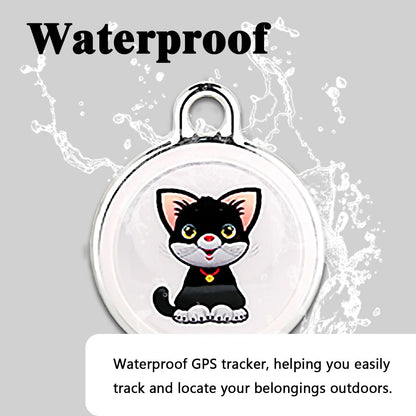 GPS Tracker for Dogs, Mini Cat Tracker, Smart Pet Tracker, Real-Time Tracking & Anti-Lost Alerts, No Monthly Fee, No SIM Card, Waterproof & Drop-Proof, 365-Day Battery Life, Works with iOS & Android