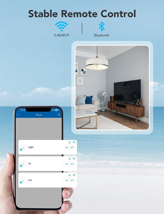 Govee smart plug — WiFi outlet with timer function and group controller