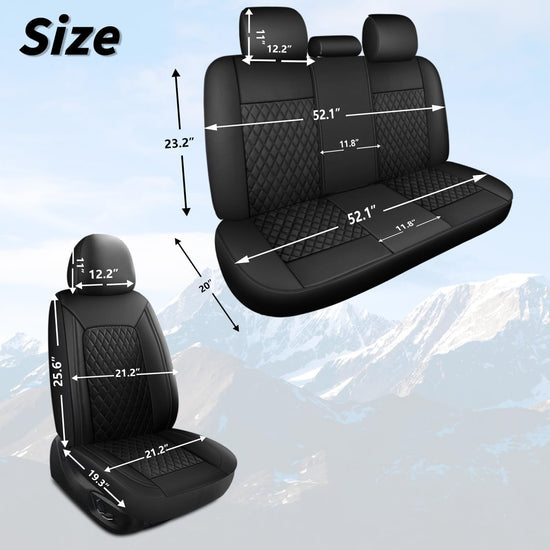 HChengkikz vehicle seat cover — Breathable and waterproof full set for universal fit cars