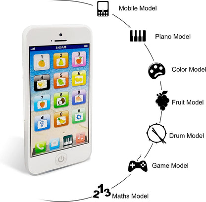 Wolmund pretend play toy — interactive cell phone with lights and sounds for toddlers
