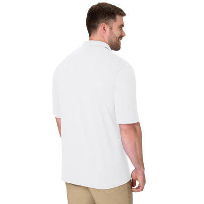 Hanes men’s x-temp short sleeve polo shirt — midweight design