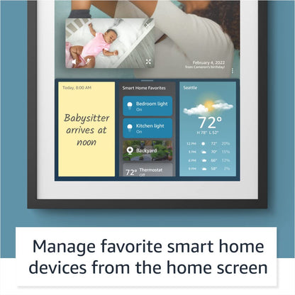 Echo Show 15 — Full HD smart display for family organization with Alexa