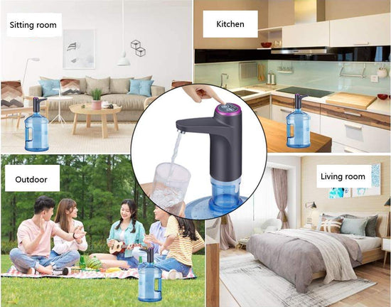 Water dispenser — Portable pump for 3, 4 and 5 gallon bottles with USB charging